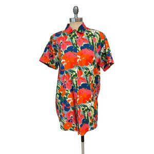 Anthropologie Porridge Mini Shirtdress Petite Small